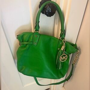 Michel Kors Green Purse